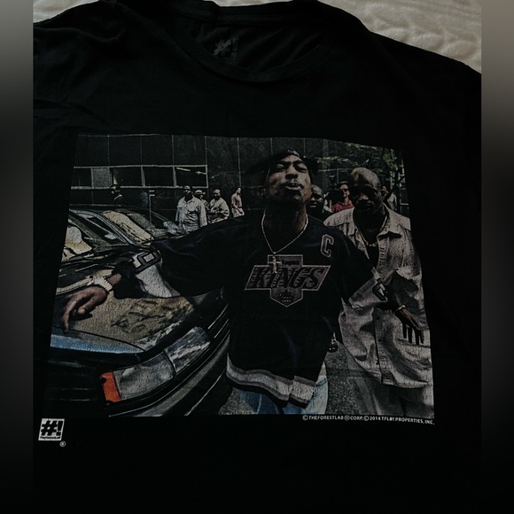 Men’s Tupac T-Shirt Top - Picture 2 of 3